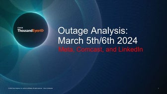 Outage Analysis: March 5th/6th 2024 Meta, Comcast, and LinkedIn