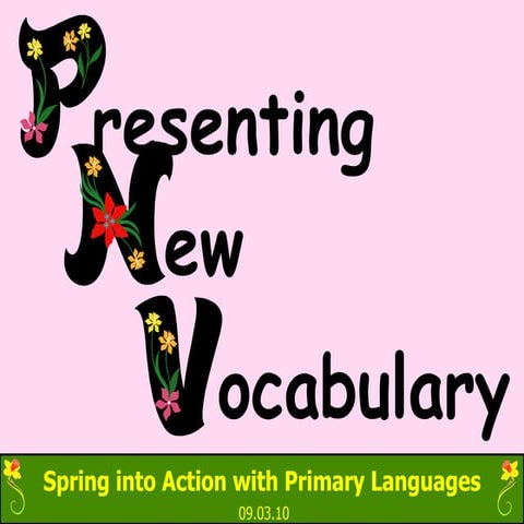 March 9 presentation   new vocab