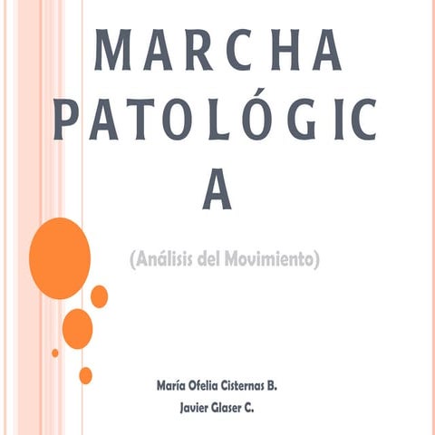 Marcha patologica dicertacion