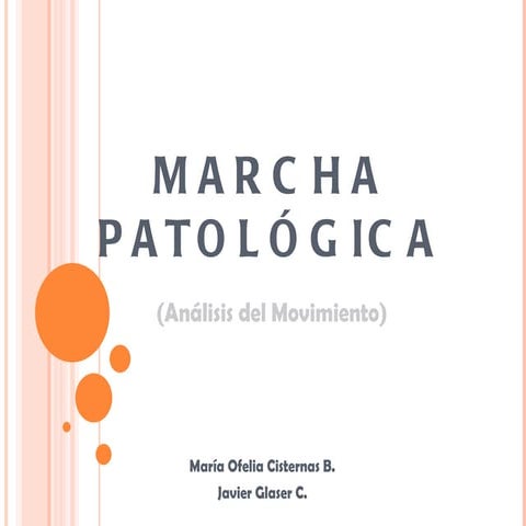 Marcha patologica dicertacion