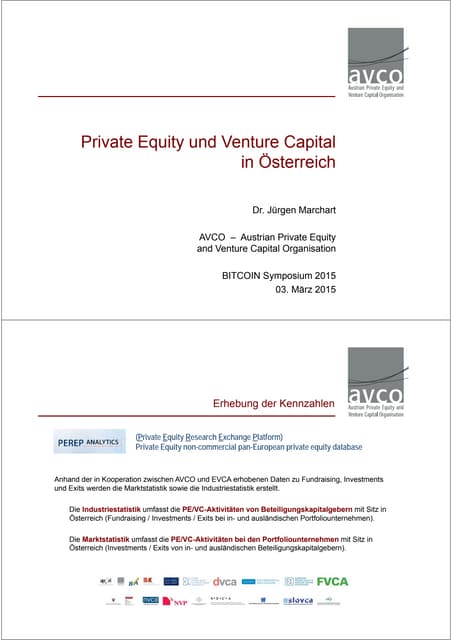 Österreich VC/PE Situation 2015