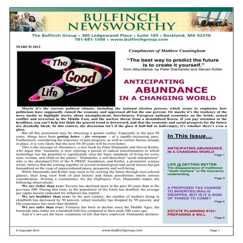 March Newsletter