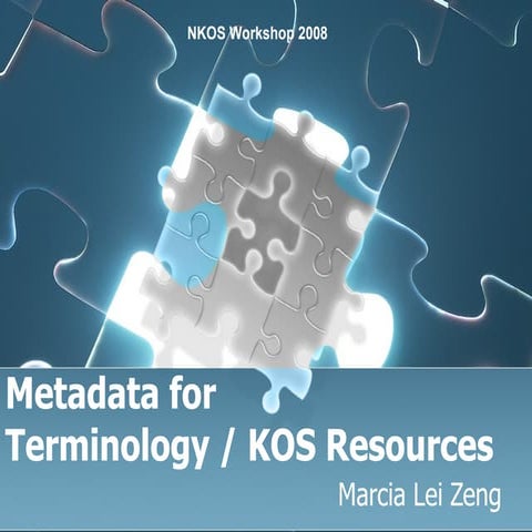 Metadata for Terminology / KOS Resources