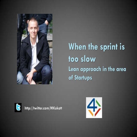 Marcin Kokott - "When the sprint is too slow - Lean implementation in the are...