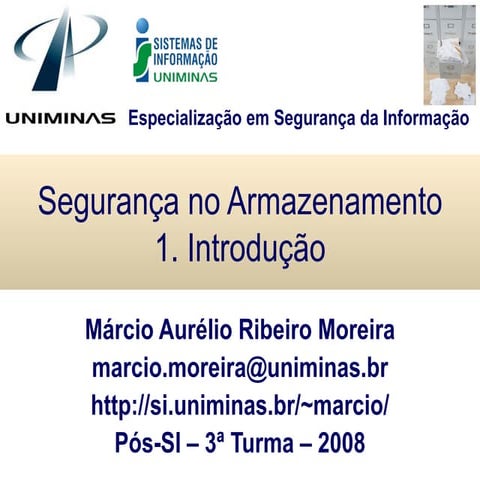 Segurança no Armazenamento
