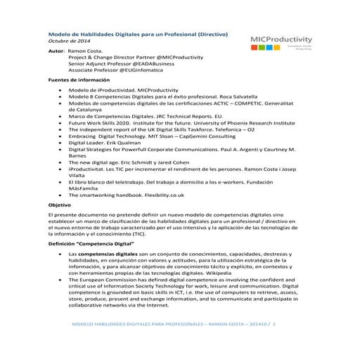 Marco Habilidades Digitales para Directivos