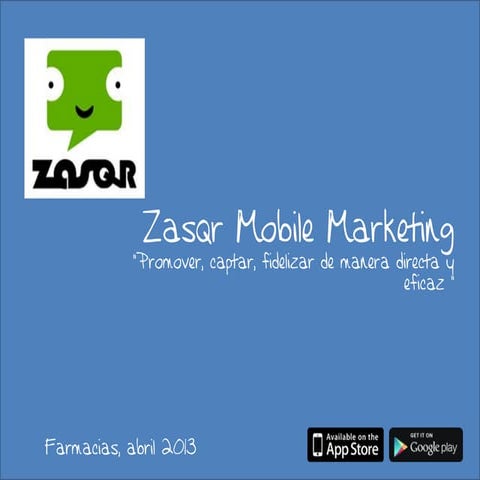 Marco cimino - uso de Zasqr en farmacias 2013