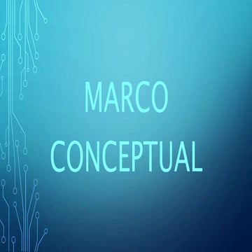 Marco conceptual
