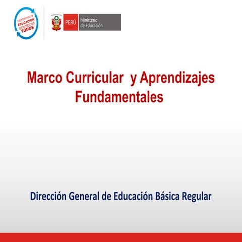 Marco curricular y aprendizajes fundamentales jose encinas viernes 18 | PPT