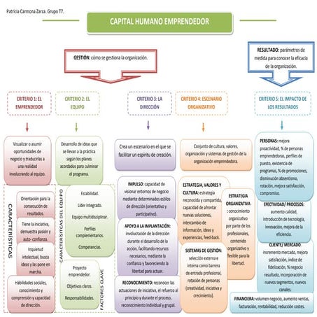 Marco de referencia del capital humano emprendedor