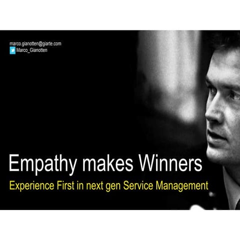 Marco gianotten - empathie maakt winnaars - SEE 2016