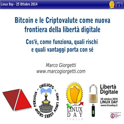 Bitcoin e le Criptovalute come nuova frontiera della libertà digitale