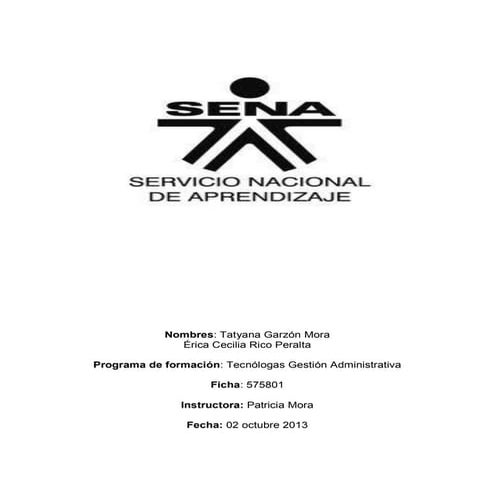 Marco institucional Tatyana Garzòn  Erica Rico Peralta.