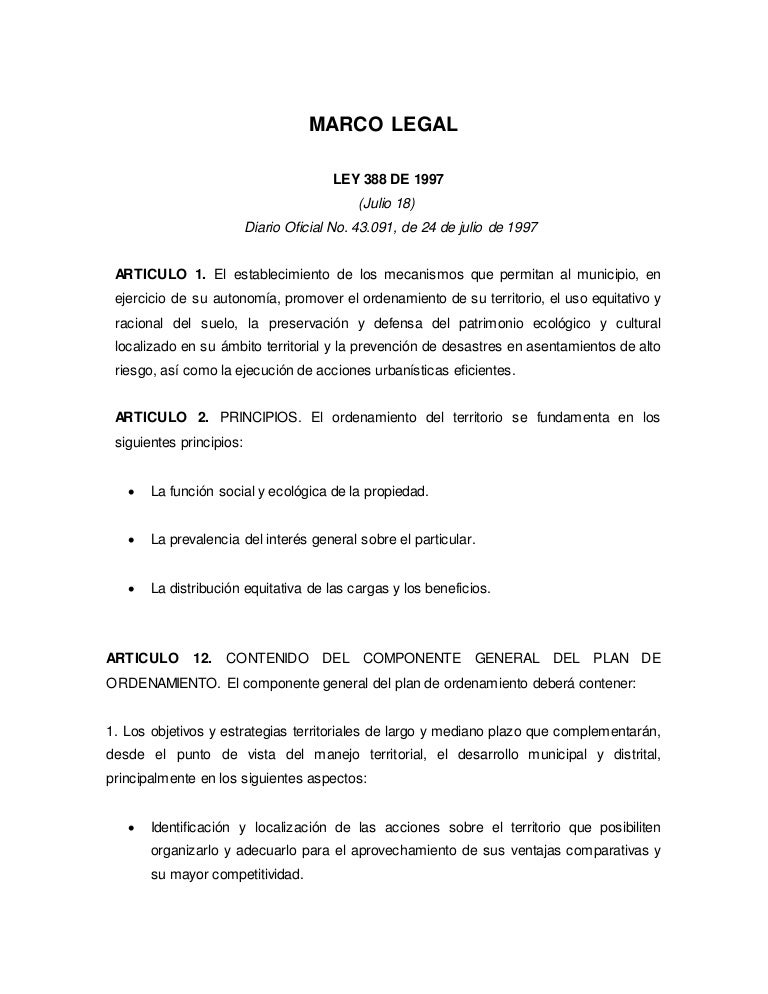 Marco legal
