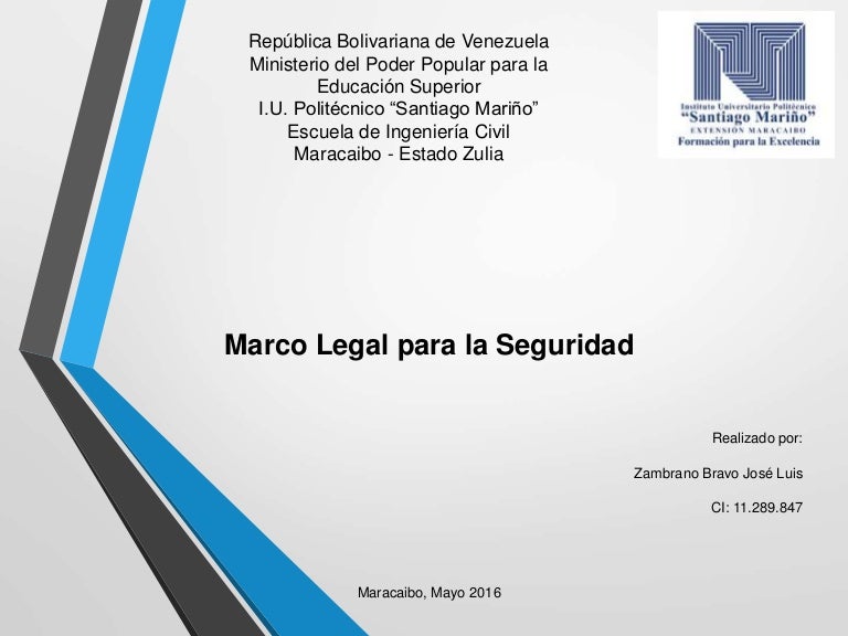 Marco Legal De Una Empresa De Seguridad Privada
