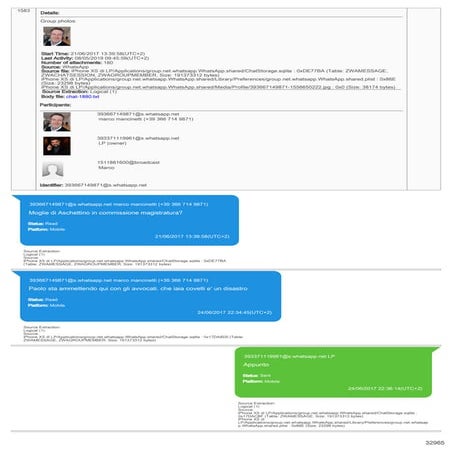 Le chat tra Luca Palamara e Marco Mancinetti - parte 1