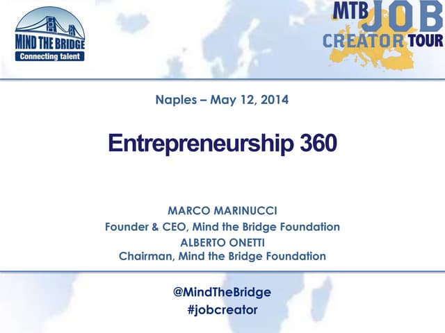 Onetti - Marinucci - MTB Job Creator Tour 2014