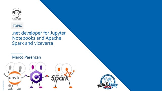 .net developer for Jupyter Notebook and Apache Spark and viceversa