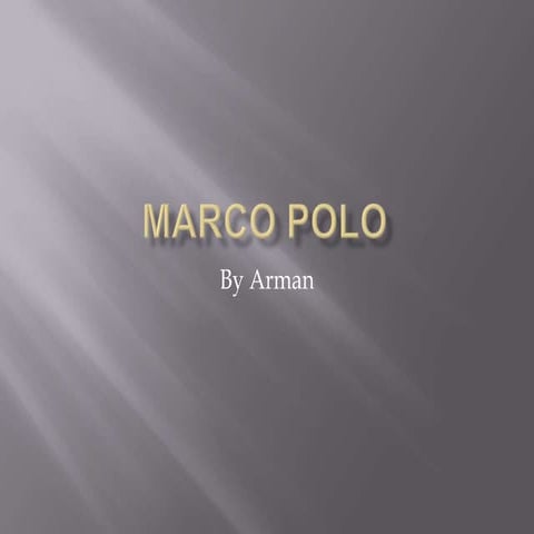 Marco polo