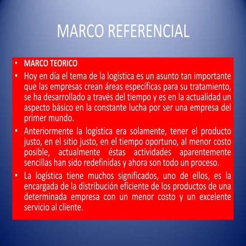 Marco referencial | PPTX