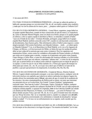 Sub Marcos apagando fuego con gasolina