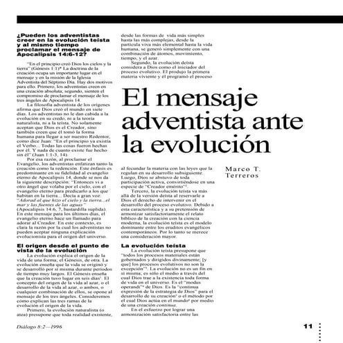 Marcos Terreros el-mensaje_adventista_ante_la_evolucion_du