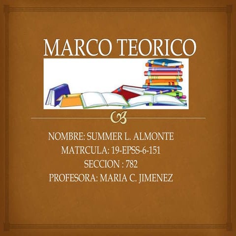 Marco teorico
