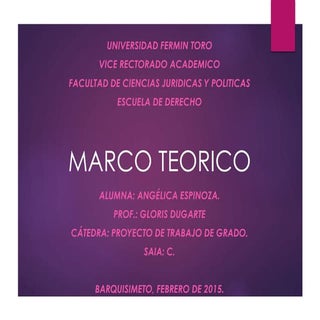 Marco teorico   presentacion