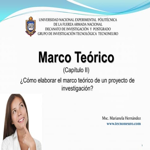 Marco Teorico  (Tecnoneuro) MH