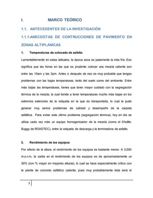 Marco teorico pavimentos en alturas
