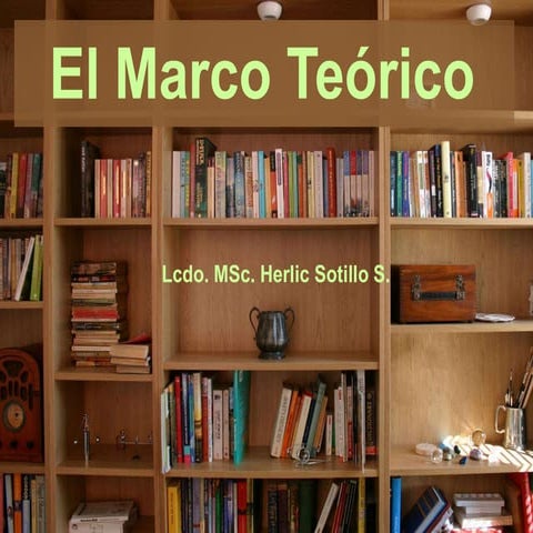 Marco teórico de la investigación