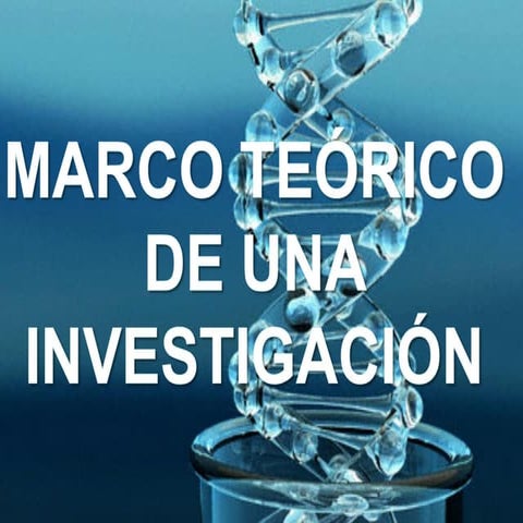 Marco teórico de una investigación