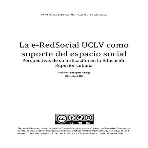 Marco teórico sobre web social