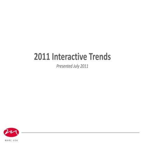 Interactive Trends 2011