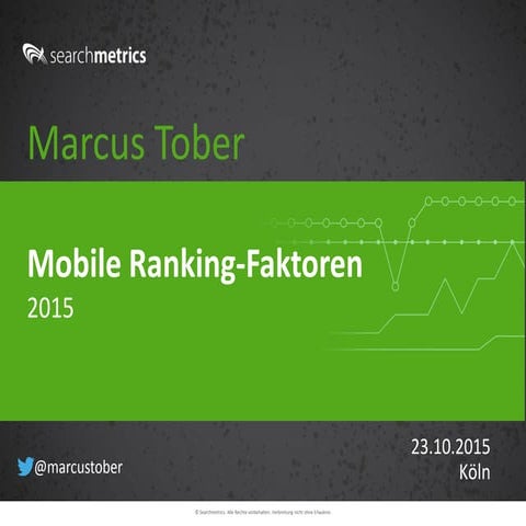 [DE] Mobile Ranking-Faktoren 2015 - Marcus Tober
