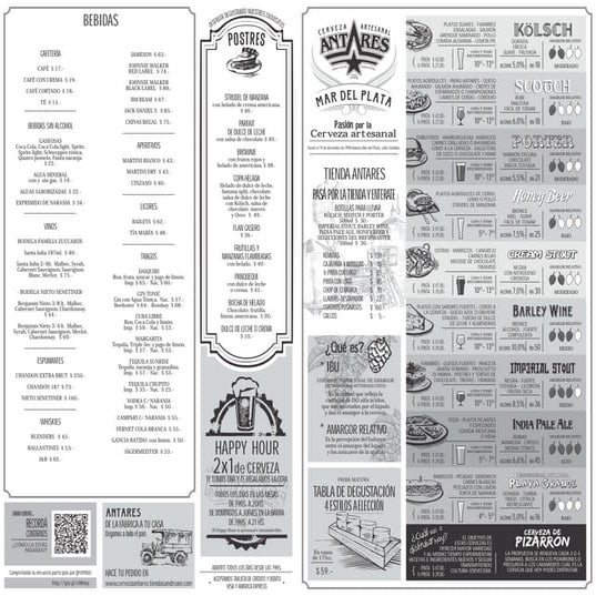 Carta Antares MdP - calle Córdoba | MARZO 2015