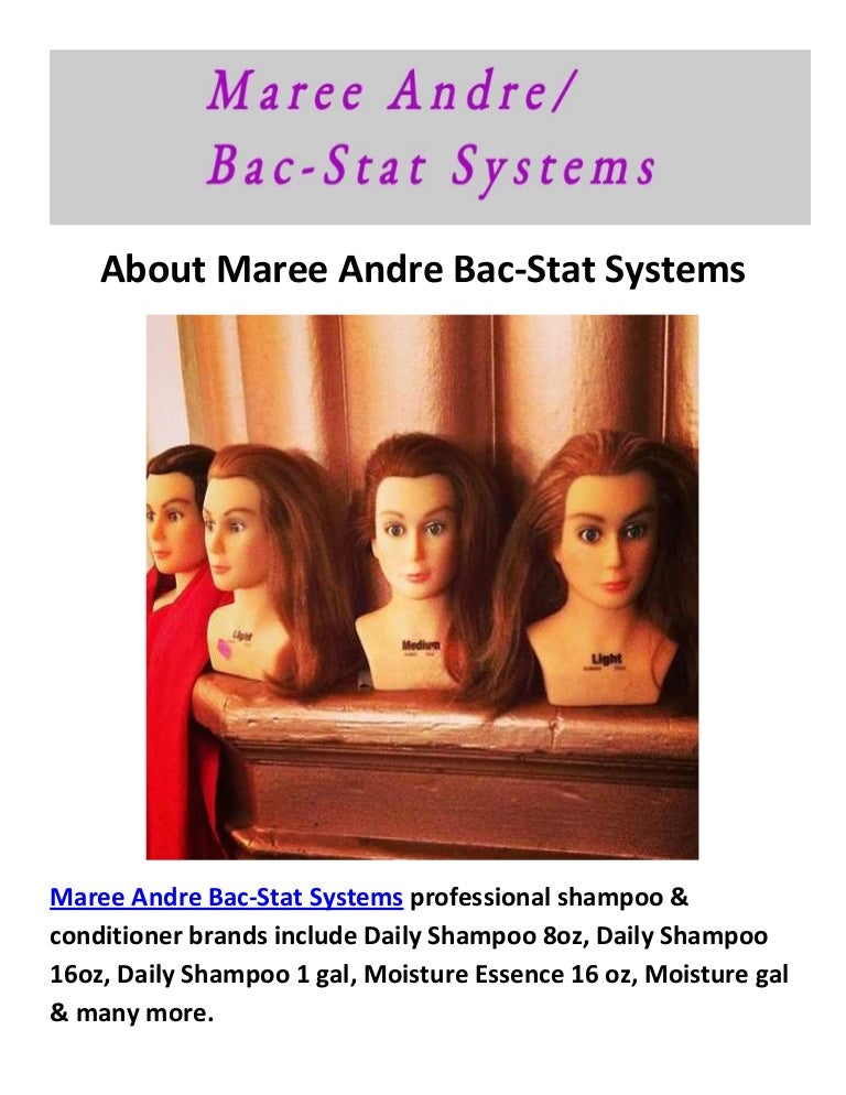 Maree Andre Bac Stat Systems Hairstylist Supplies In San Jose Ca