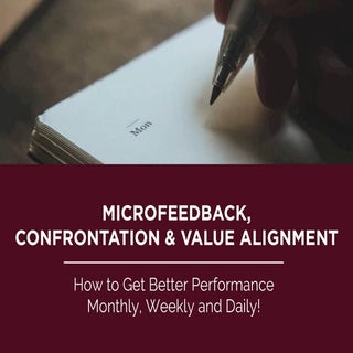 Microfeedback, Confrontation & Valu...