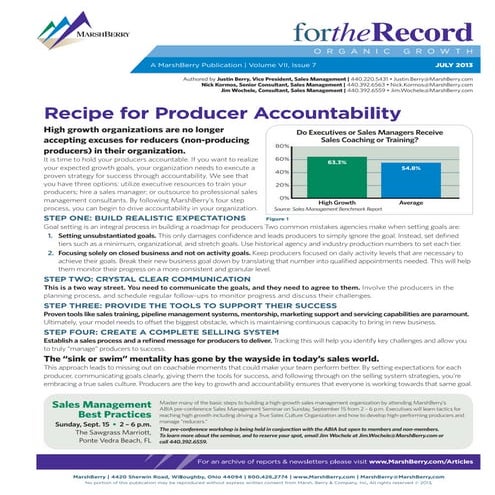 Producer Profile Infographic | PDF