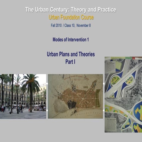 History, Theories, Principles of Urban and Regional Planning | PDF