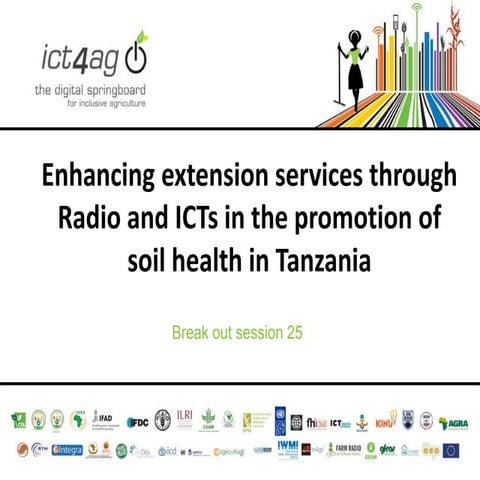 Enhancing extension services through Radio and ICTs in the promotion of soil ...