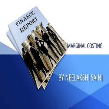 Marginal cost