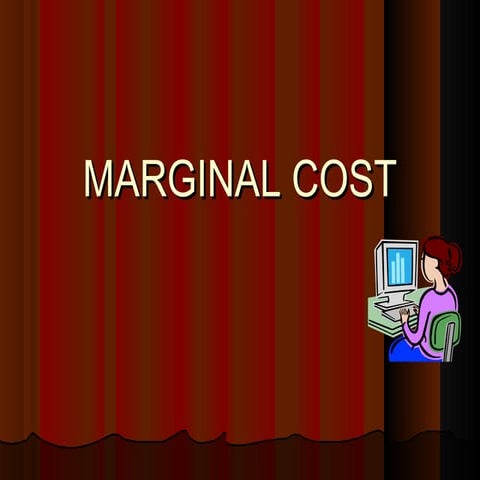 Marginal costing