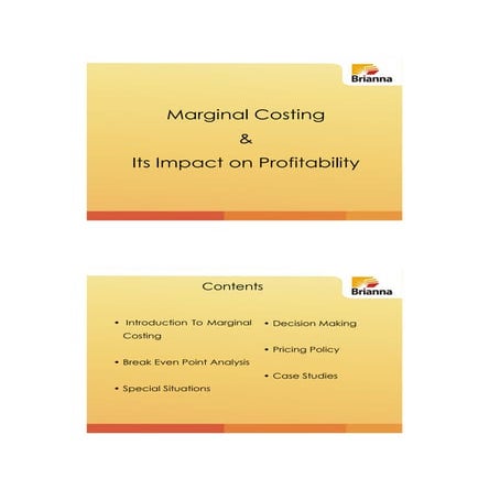 Marginal costing -_final_module