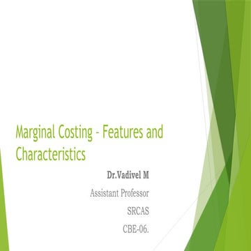 Marginal Costing Features and Charateristics.pptx