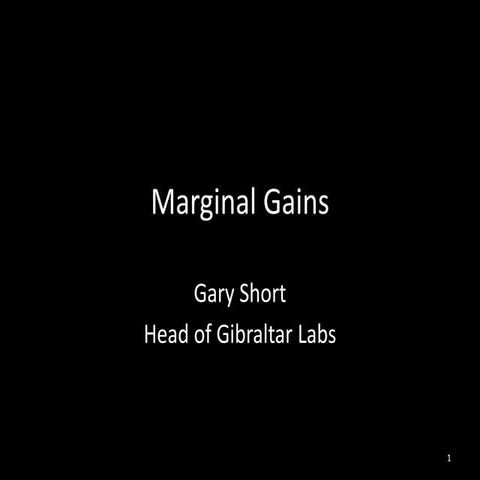 Marginal Gains  - Rocksolid Tour 2013