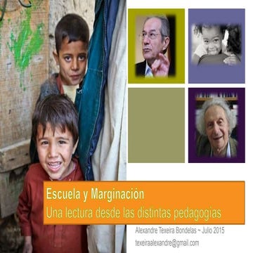 Marginalidad y escuela | PPTX