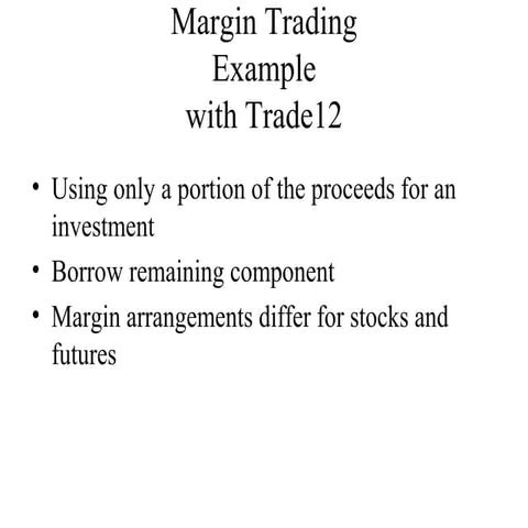 Get Margin and leverage in forex trading with trade12 | PPT