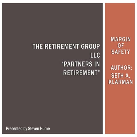 Margin of Safety Report   Steven Hume