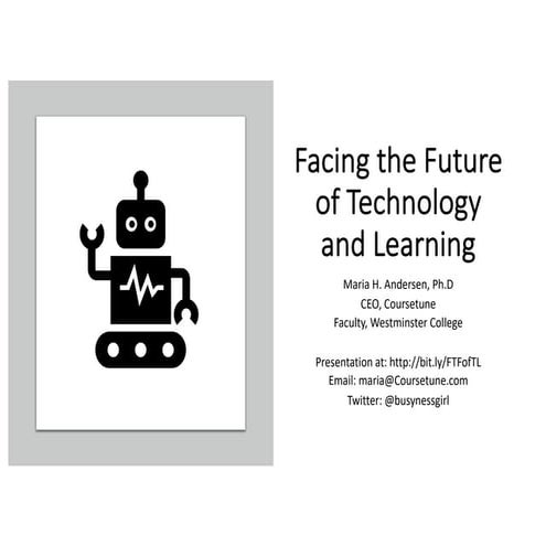Maria Anderson: Facing the Future of Technology and Learning